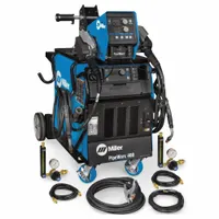 MILLER ELECTRIC Multiprocess Welding Package: PipeWorx 400, AC, Power Source w/Running Gear (MPN 951000094)