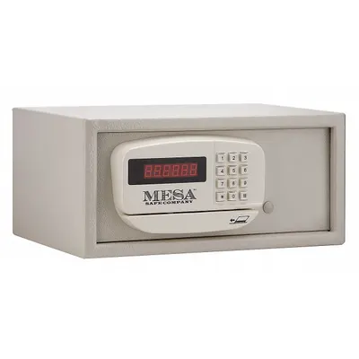 MESA SAFE MH101 Hotel Safe, 0.4 cu ft, Digital Combination Lock, Steel - Hotel Safes