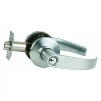 SCHLAGE Door Lockset: Office Lever Locksets, Chrome, ADA Compliant (MPN S51PD NEP 626 KD C123 KWY)