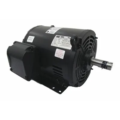 Dayton General Purpose Motor: Rigid Base Mount, Open Drip Proof, 5 hp, 230/460V AC - Rigid Base 3-Phase General Purpose AC Motors
