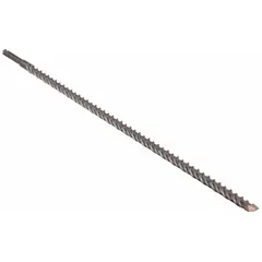 SDS-Plus drill bit for rotary hammer drills, designed for drilling into concrete, brick, and block. Overall length 24 in, maximum drilling depth 22 in. Suitable for construction, renovation, and industrial maintenance applications requiring deep holes.