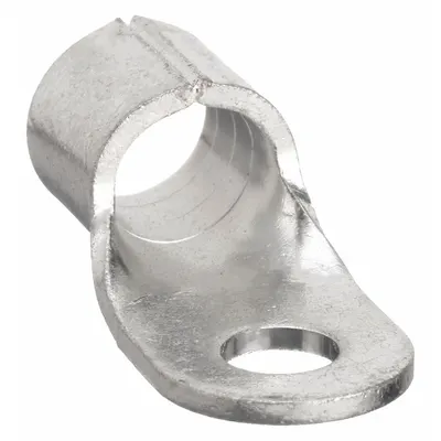BURNDY YAD2CM8E516 Non-Insulated Ring Terminal, 5/16 in Stud, 2 AWG, 600 V - Non-Insulated Ring Terminals