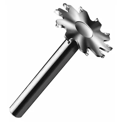 ONSRUD Slitting End Mill: Straight Tooth, Carbide Tipped, 2" Dia, 1/2" Shank, 10 Tooth - Carbide-Tipped Slotting End Mills