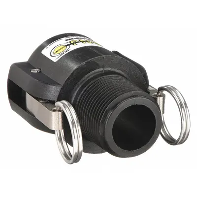 BANJO Cam and Groove Coupling: 1 in Coupling Size, 1 in Hose Fitting Size - Type B Polypropylene Cam & Groove Fittings