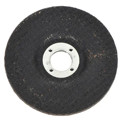 UNITED ABRASIVES-SAIT A24N Type 27 Depressed Center Grinding Wheel - General Purpose Grinding Wheels for Carbon & Stainless Steel