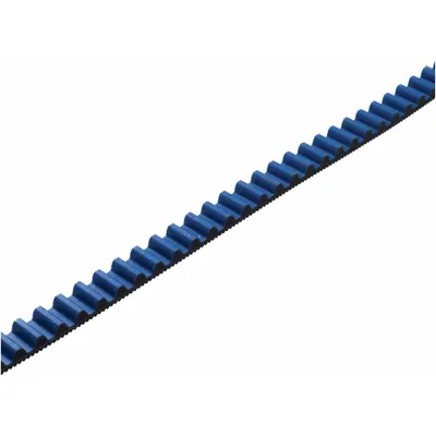 GATES Timing Belt: One Side, Curvilinear, Polychain GT Carbon, 5 mm Pitch, 25 mm Top Wd - GT Section Timing Belts