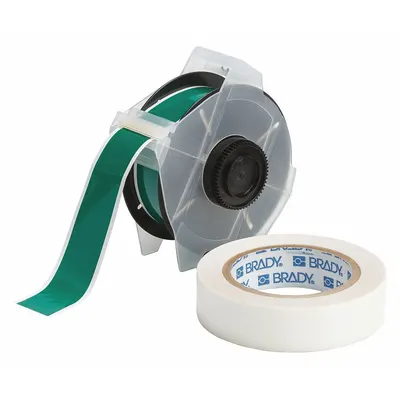 BRADY Continuous Label Stock: 1 1/8 in x 100 ft, Polyester With Rubber Adhesive - Brady Floor Marking Tape