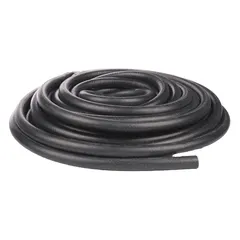 This EPDM bulk steam hose features a black EPDM tube and cover, rated for steam service from 0° to 450°F at 250 psi maximum working pressure. With a 1/2 in inside diameter and 50 ft length, it is suitable for conveying steam in industrial cleaning, heating, and process applications.