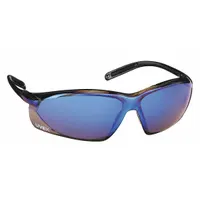 UVEX BY PIP Safety Glasses: Blue Lens, Frameless, Scratch-Resistant, Gray Frame, A700 Series (MPN A703)