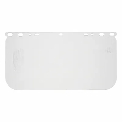 MCR SAFETY Face Shield Visor: 15 1/2 in Overall Wd, 8 in Overall Ht, 0.04 in Overall Thick - General Purpose Replacement Visors