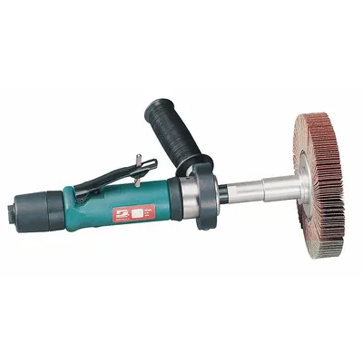 DYNABRADE Air Finishing Sander: 8 in Max, 0.7 hp, 40 cfm, 1/4 in NPT, 1/2 in Arbor - Inline-Mount Finishing Tools