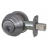 MASTER LOCK Deadbolt Lock: Cylindrical, 1 3/8 in Door Thick - Max, Bronze (MPN DSH0615KAS)
