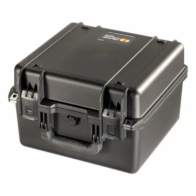 PELICAN Protective Case: Pick and Pluck, Black, Stationary, 10.25 lb Wt, Plastic - Electronic Equipment Cases