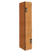 HALLOWELL Wardrobe Z Locker: 12 in x 18 in x 72 in, Solid, 2 Tiers, 1 Units Wide, Electronic Keypad (MPN PHL1282-ZA-E-FA)