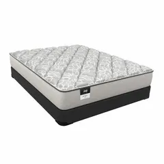 Twin mattress with a soft woven fabric cover, gel foam comfort layer, and innerspring core. Overall dimensions: 75 in length, 38 in width, 12 in height. Suitable for residential sleeping applications such as guest rooms, dormitories, or children's bedrooms.