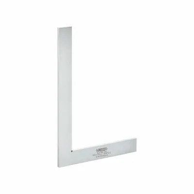 INSIZE Machinist Square: 90° Angle, 10 x 6.6 in Outside Dimensions - Machinist Precision Steel Squares