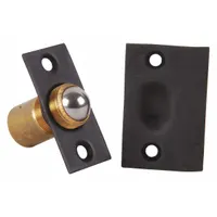 Door Catch: Brass, Ball, 1 3/8 in Ht, 1 in Wd (MPN 347B10B)