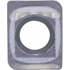 Indexable drill insert for precision hole drilling in metalworking. Designed for use with compatible drill bodies to achieve accurate diameters and surface finishes in machining operations.