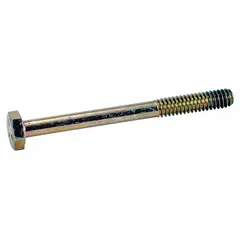 Hex bolt suitable for general plumbing applications. Used for fastening components in pipe assemblies and fixtures.