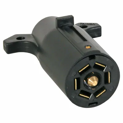 BUYERS PRODUCTS Trailer Connector: 7-Way Blade, Nylon Plastic - Fleet and Vehicle Maintenance