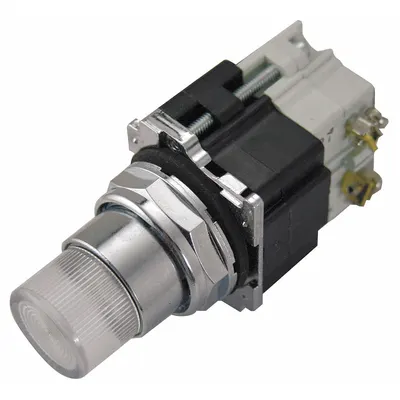 EATON Illuminated Push Button: Illuminated, Extended Profile, Metallic, 30 mm - Illuminated Extended-Length Push Buttons