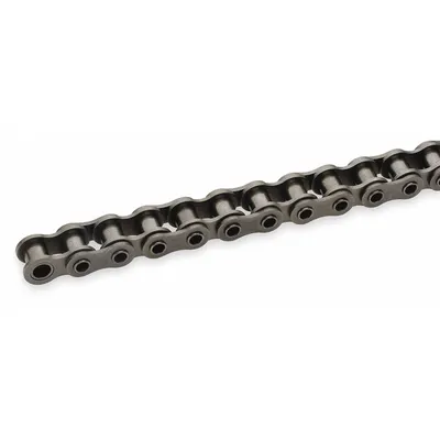 TSUBAKI Roller Chain: Single Strand, 50, 5/8 in Pitch, Steel, 10 ft Overall Lg - Hollow-Pin Roller Chains