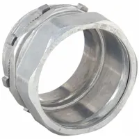 Compression Conduit Connector: Zinc, 3 1/2 in Trade Size, 2 13/16 in Overall Lg, Non-Insulated, Gray (MPN 2844)