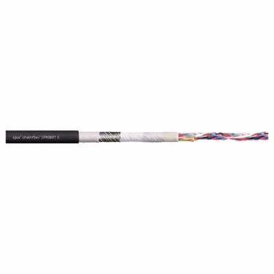 CHAINFLEX Data Cable: 24 AWG Conductor Size, 6 Conductors, Twisted Pr, PUR Jacket - Data Cables