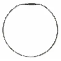 Split Key Ring: 11 in Key Ring Dia, Steel, Gray (MPN 79111)