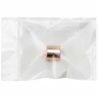 STREAMLINE Copper Pressure Fittings Clean and Bagged: 1/2 in CTS, Cup, Wrot Copper (MPN W 07007CB)