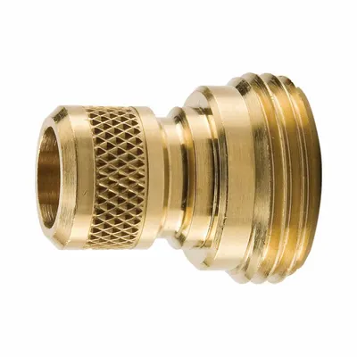 Parker 1163-61 Brass Garden Hose Coupling, 3/4 in Male NH - Brass Garden Hose Couplings