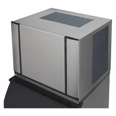 Air-cooled modular ice machine head producing 435 lb of dice ice per day. Operates at 115V, measures 21 1/4 in high by 30 1/4 in wide. Energy Star compliant. Suitable for commercial kitchens and hospitality applications requiring high-volume ice production.