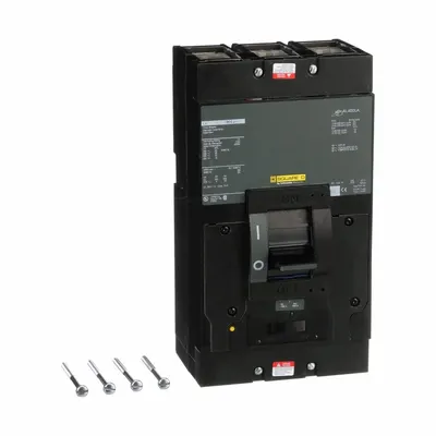 SQUARE D Molded Case Circuit Breaker: 125 A Amps, 22kA at 600V AC, Fixed, Line/Load Lug - H-Frame Square D Molded Case Circuit Breakers