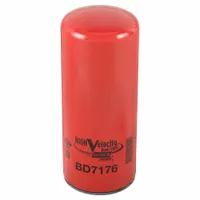 Spin-on oil filter with M90 x 2.0 thread size and 11 5/8 in overall height. Features cellulose media and a Venturi-Type cone. Interchanges with FleetGuard LF9050. Used in engine oil filtration for heavy-duty vehicles and industrial equipment