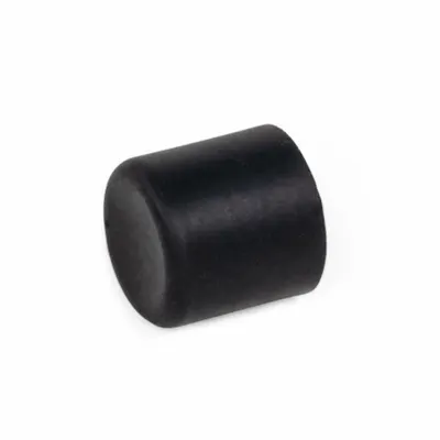 JW WINCO Concave Bumper: Cylindrical, Natural Rubber, Female x Non-Threaded Style - Female x Non-Threaded Vibration-Isolating Mounts