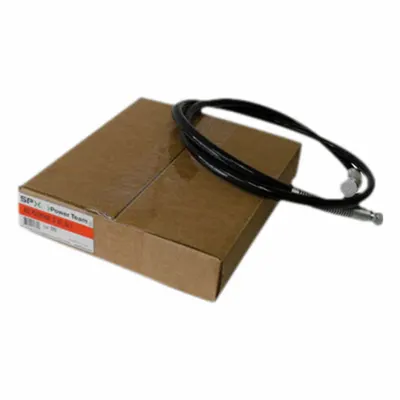 POWER TEAM Hydraulic Hose Assemblies: 1/4 in ID, NPTF x NPTF, 50 ft Lg, 3/8 in x 3/8 in Fitting Size - Power Team Braid-Reinforced Hose Assemblies