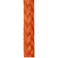 DYNAPLEX General Purpose Utility Rope: Braid, 1/2 in Dia, 6,220 lb Working Load Limit, HMPE, Orange (MPN 070160-01200-CT6)