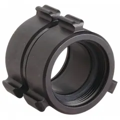 This straight aluminum swivel adapter connects fire hoses to hydrants or standpipes. It features NPSH x NPSH connections with a 1-1/2 in x 1-1/2 in fitting size for secure water supply in fire protection systems.