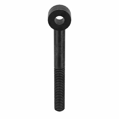 TE-CO Fixed Rod End: Steel, Black Oxide, Right Hand, 5/16"-18 Thread Size - Steel Male Threaded Fixed Rod Ends