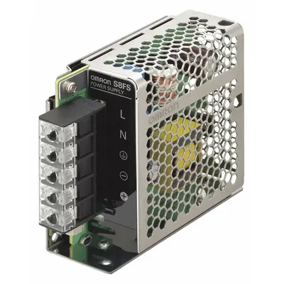 OMRON DC Power Supply: DIN Rail, 100 W Output Power - Rated, 16 A Current - Output - DIN Rail Mount DC Power Supplies