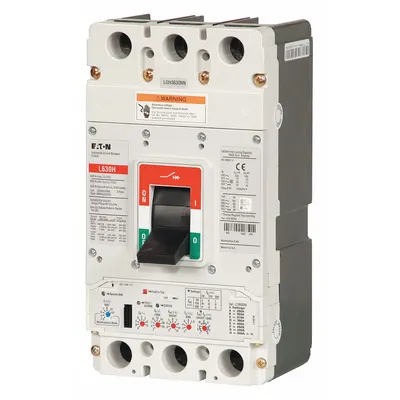 EATON Molded Case Circuit Breaker: 400 A Amps, 65kA at 240V AC, Fixed, ABC, Line/Load Lug - LG-Frame Eaton Molded Case Circuit Breakers
