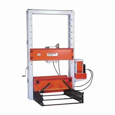 POWER TEAM Metal Roll Bed Press: Electric, Roll Frame, 100 ton - Electric Roll-Bed Hydraulic Presses