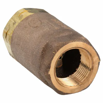 APOLLO Check Valve: Ball, Inline Valve Body, Bronze, 1 1/4 in Pipe Size, FNPT x FNPT - Lead-Free Bronze Ball Check Valves