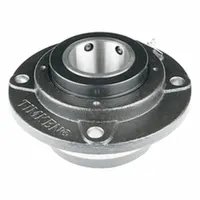 TIMKEN Flange Mount Bearing: Tapered Roller, 2 7/16 in Bore, Cast Iron, Concentric Collar, 4 in Wd (MPN E-PF-TRB-2-7/16)