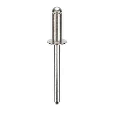 POP AVDEL Blind Rivet,1 40/47" L,0.183" dia,PK250: Inch, 1 27/32 in Overall Lg, 35/64 in Body Lg - Domed-Head Blind Rivets