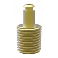 PIAB Vacuum Pad Adapter: For 20 mm to 30 mm Pad Size, 6 mm Port Size, 1/4 in Thread Size, Value Line (MPN Fitting D=6, 1/4 NPT - 1/8 NPSF)