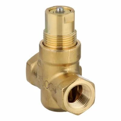 Siemens Hydronic Globe Valve: 2-Way, 1.6 CV Flow, 1/2 in Female NPT, Brass Body - 2-Way NPT Connection Globe Valves