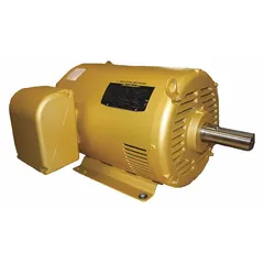 Open drip proof (ODP) enclosure for clean, dry environments. Rigid base mount provides stable installation. Suitable for pumps, fans, conveyors, and compressors. Full load current: 64.0/58.0/29.0/3.0 A at 60 Hz.