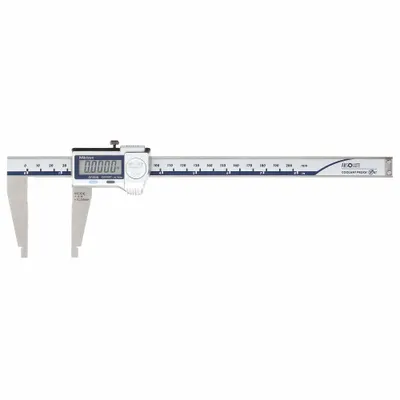 MITUTOYO 550-311-20 Nib Jaw Digital Caliper, 0-8 in / 0-200 mm, Cabled, IP67 - Digital Calipers with Nib-Style & Pointed Jaws for Small Grooves & Recesses
