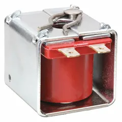 Replacement coil for compatible solenoid valves in fluid and gas control systems. Type F coil rated 208-240V, 17W, with spade terminal connections. General purpose enclosure without junction box. Suitable for use in process automation, HVAC, and manufacturing applications.
